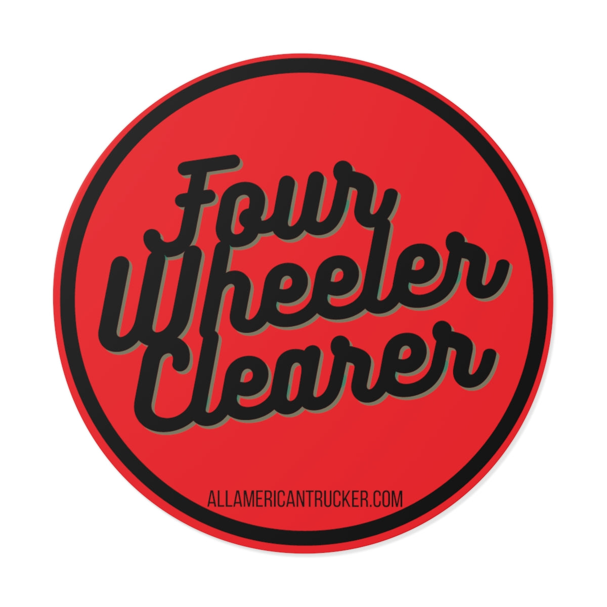 Four Wheeler Clearer Vinyl Decal