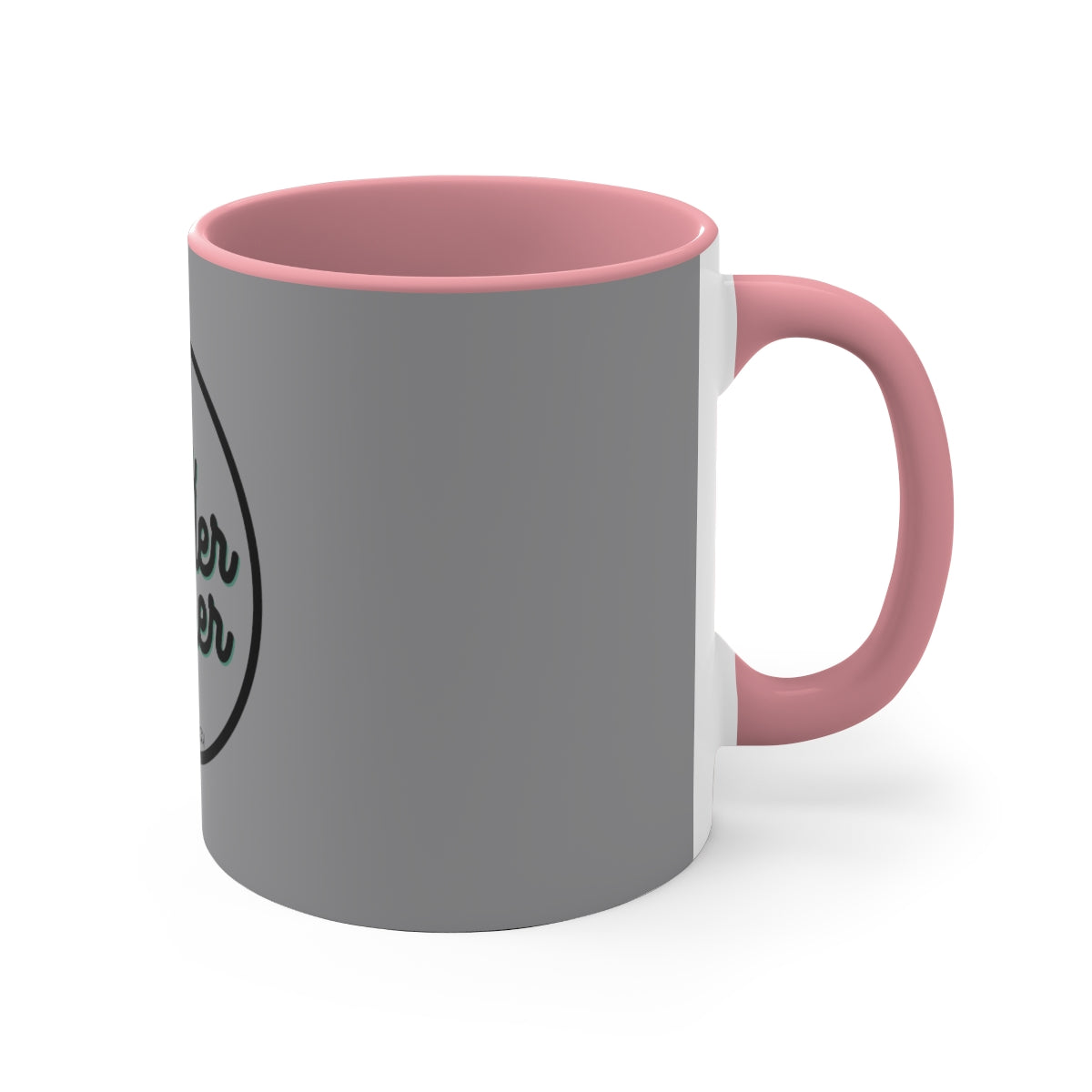 Four Wheeler Clearer 11oz Ceramic Mug Gray/Red