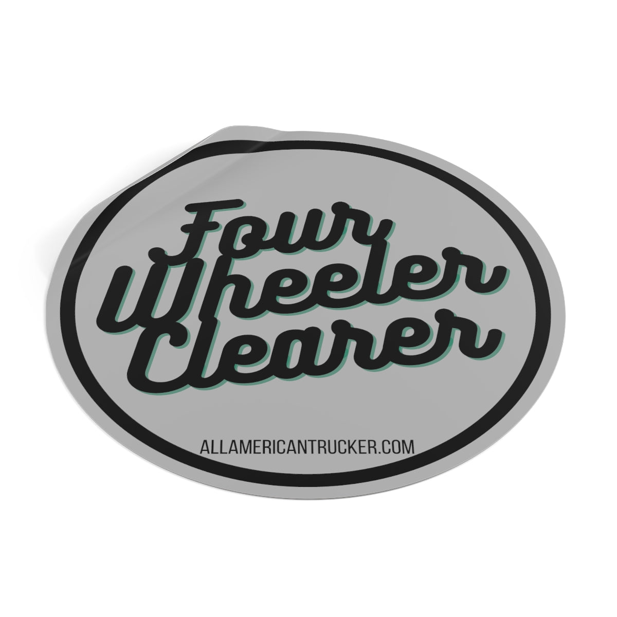 Four Wheeler Clearer Vinyl Decal