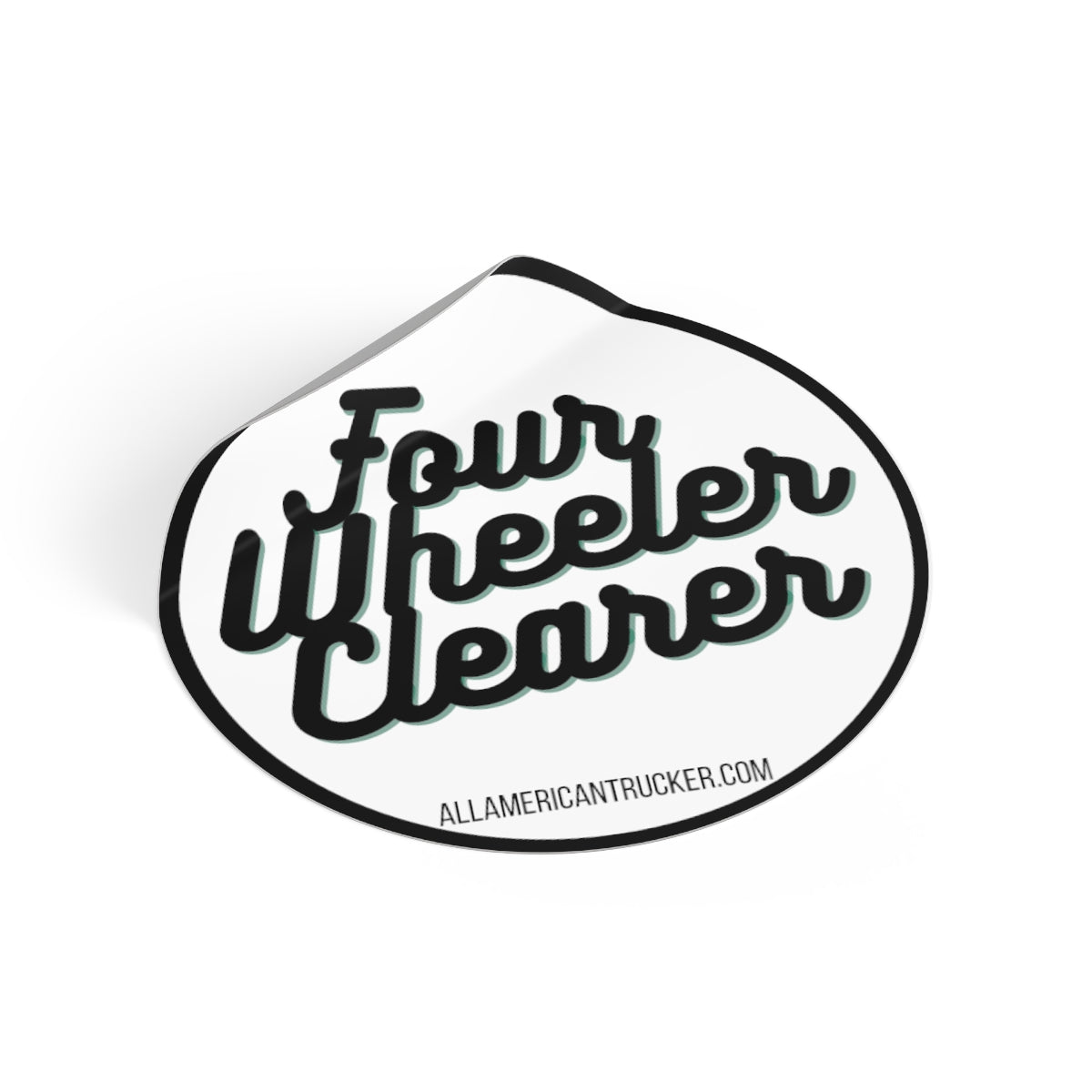 Four Wheeler Clearer Vinyl Decal