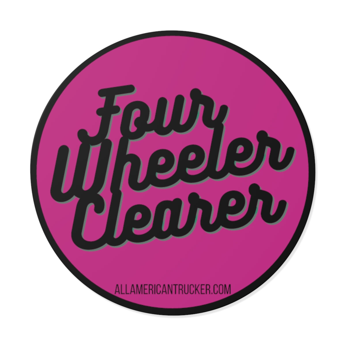 Four Wheeler Clearer Vinyl Decal