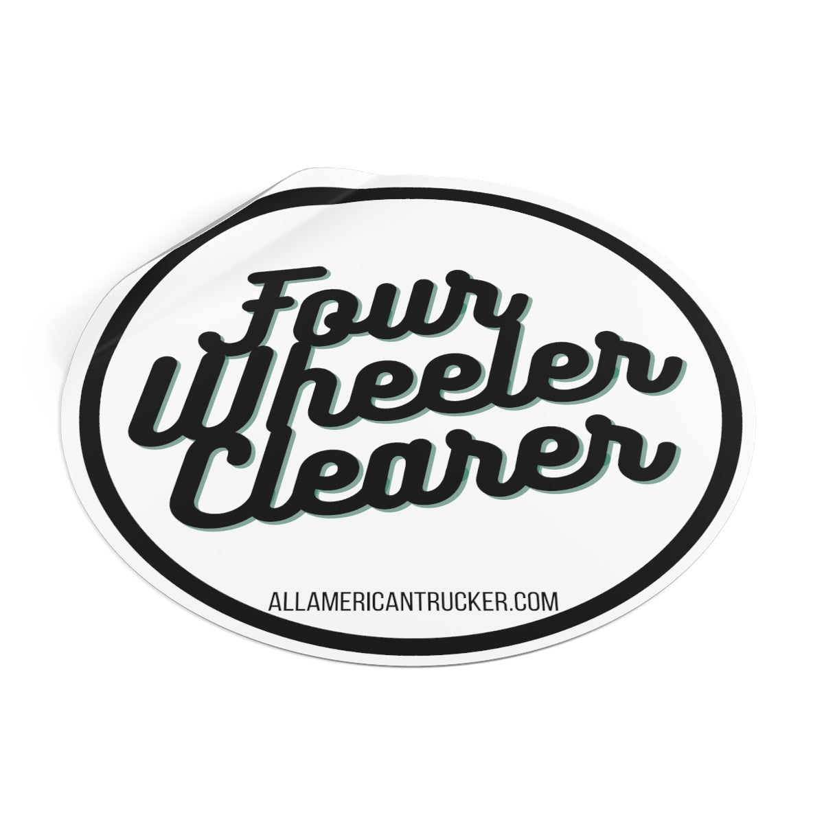 Four Wheeler Clearer Vinyl Decal