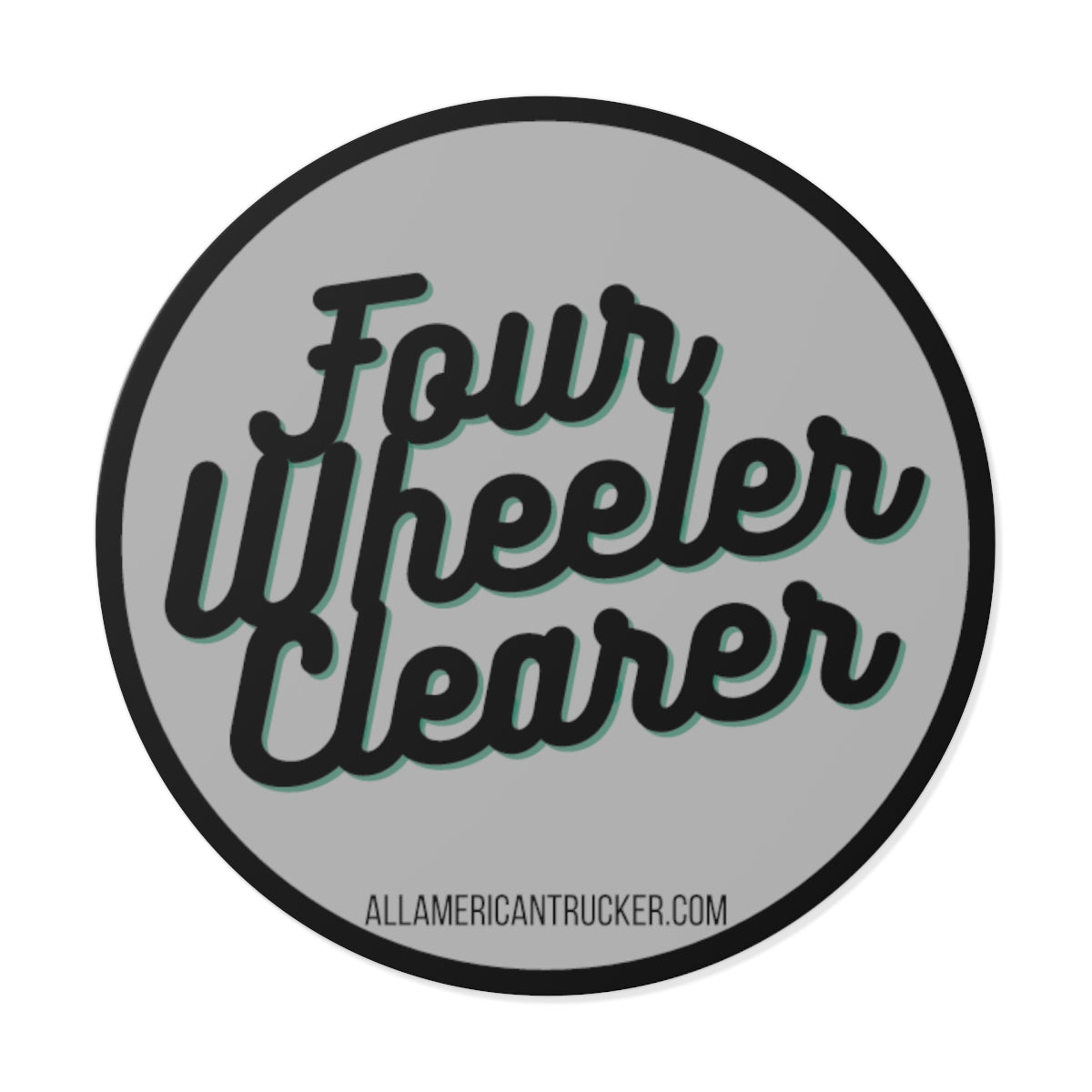 Four Wheeler Clearer Vinyl Decal