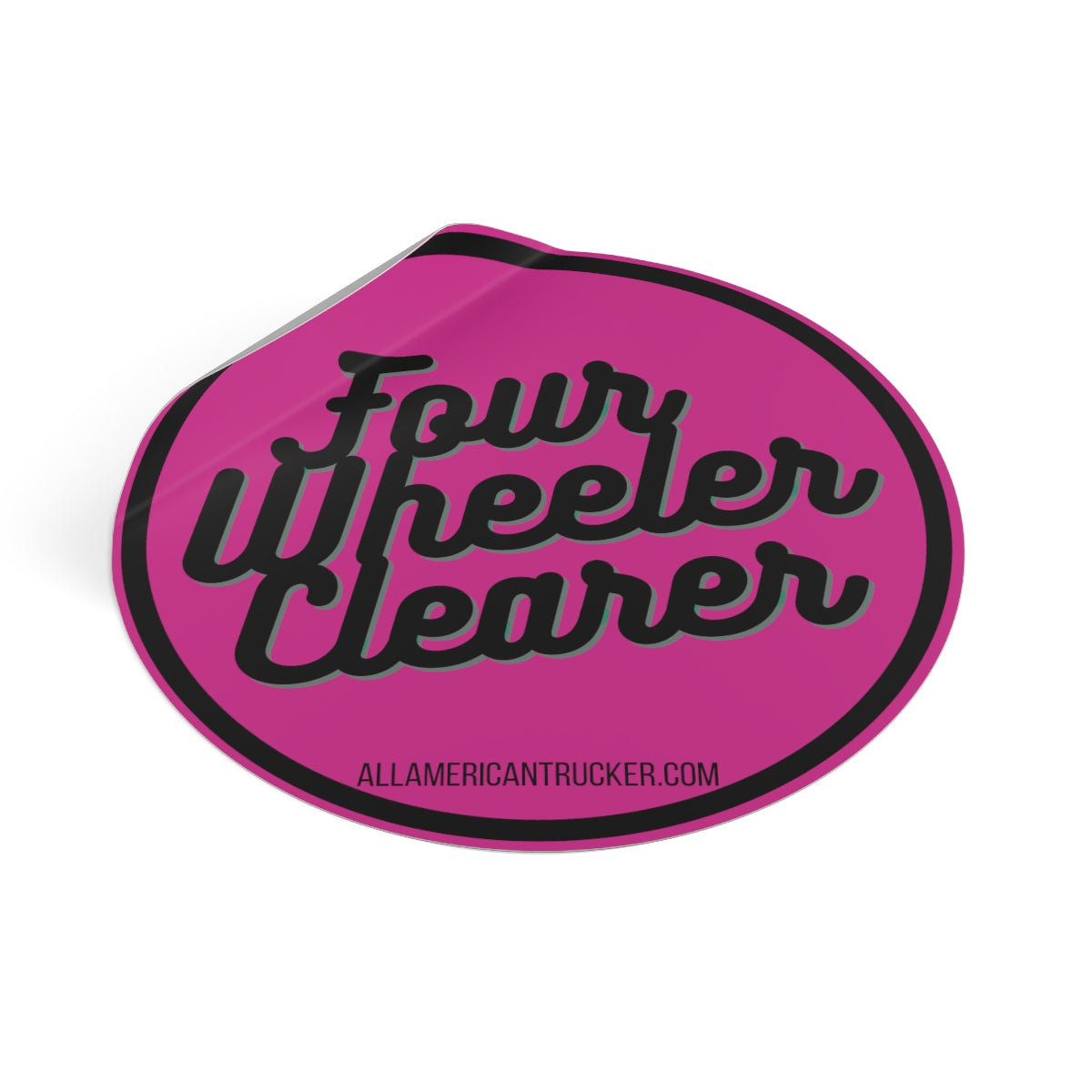 Four Wheeler Clearer Vinyl Decal