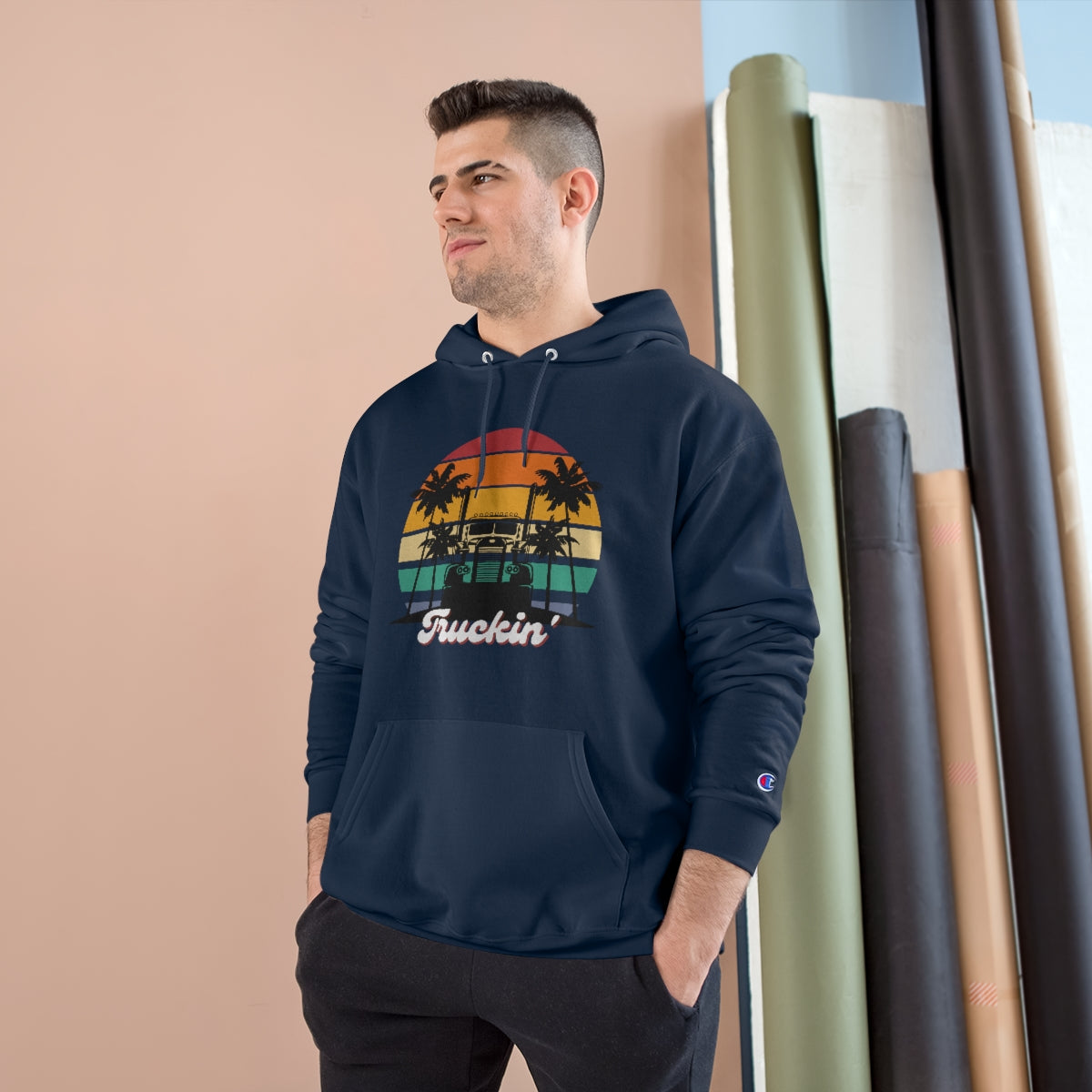 Tropical Truckin' Throwback Hoodie