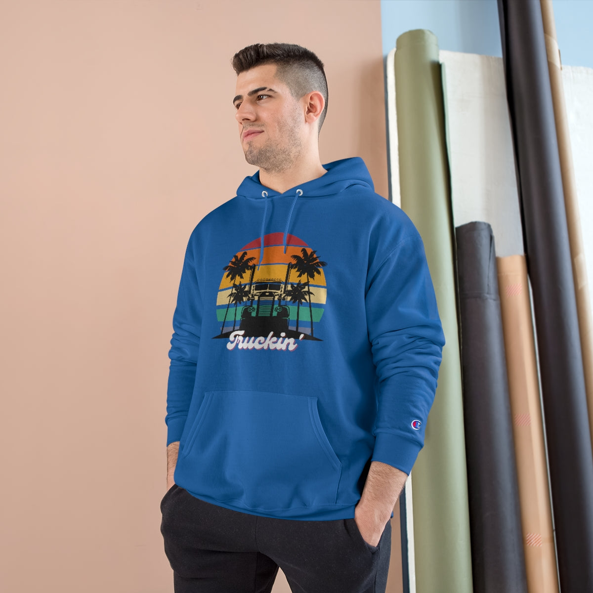 Tropical Truckin' Throwback Hoodie