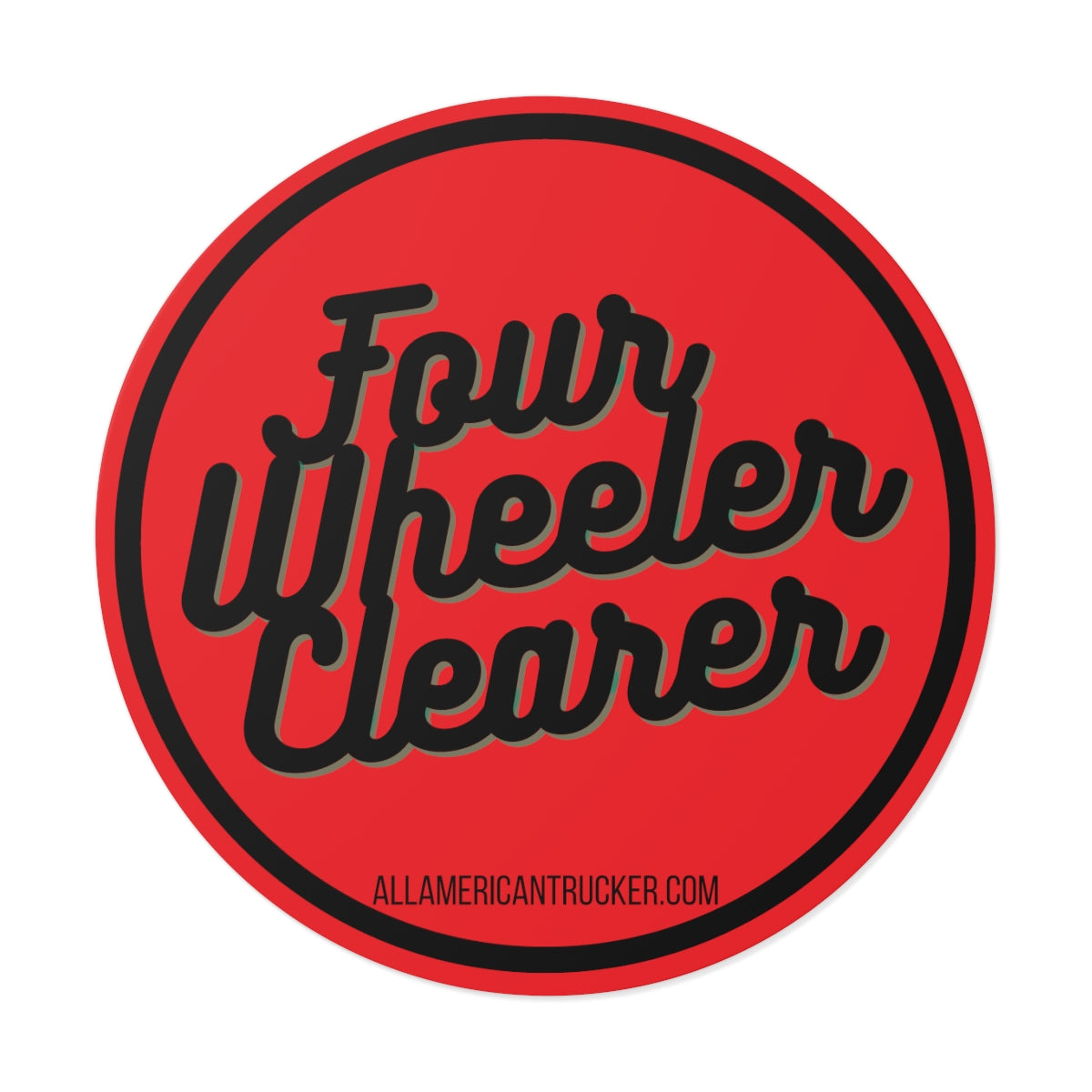 Four Wheeler Clearer Vinyl Decal