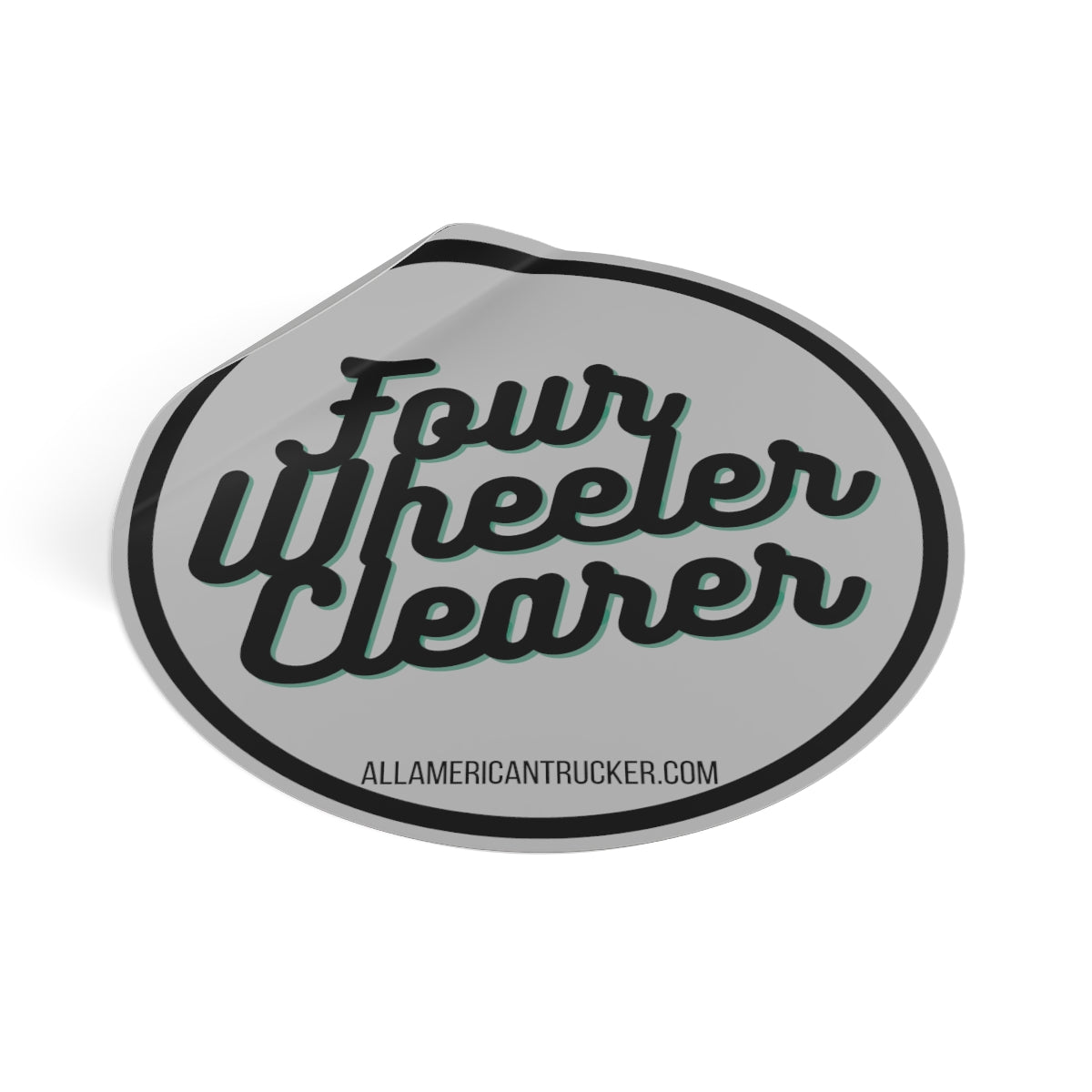 Four Wheeler Clearer Vinyl Decal