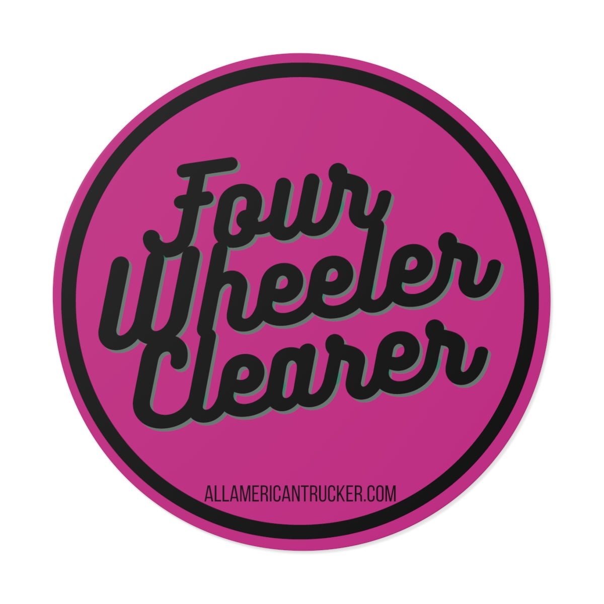 Four Wheeler Clearer Vinyl Decal