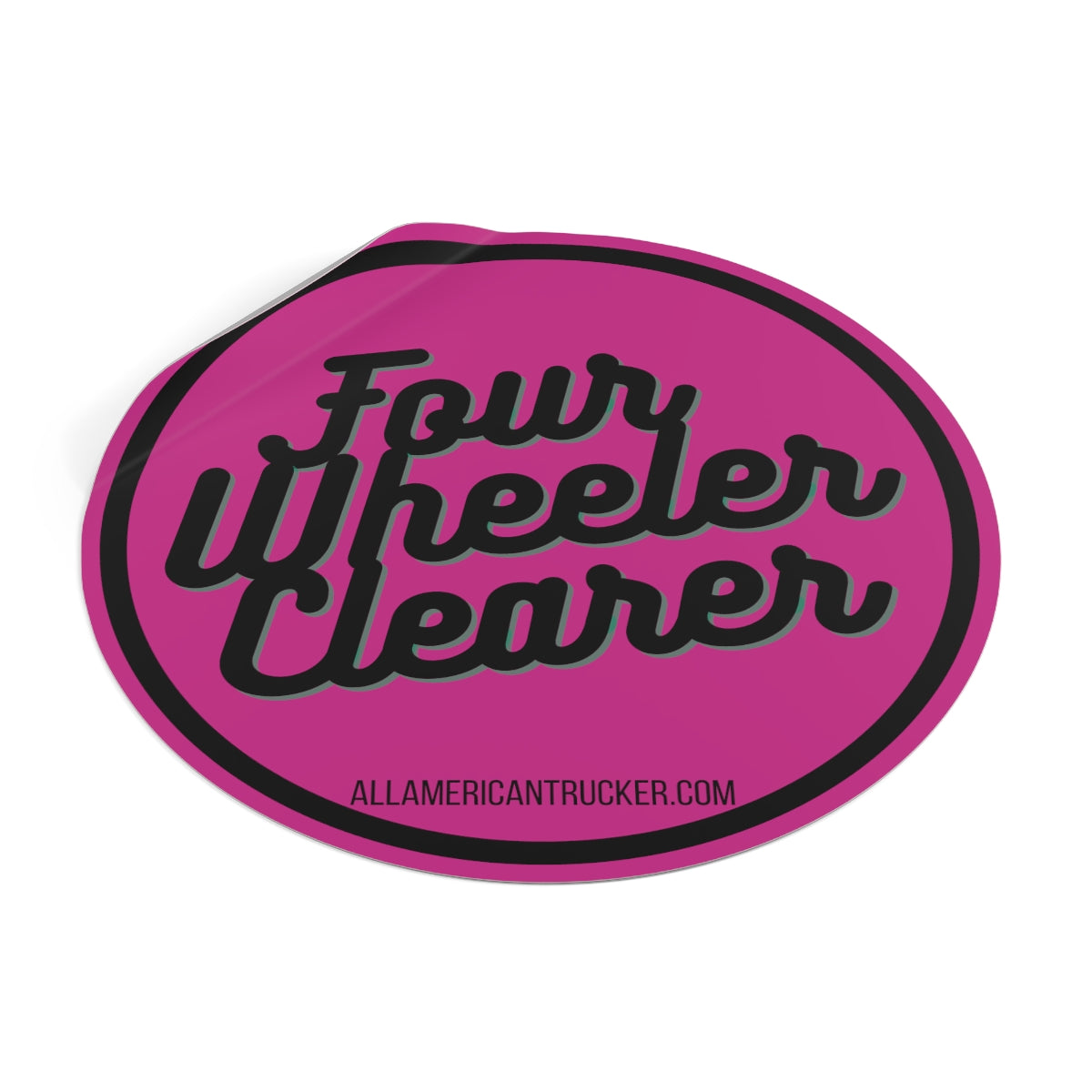 Four Wheeler Clearer Vinyl Decal