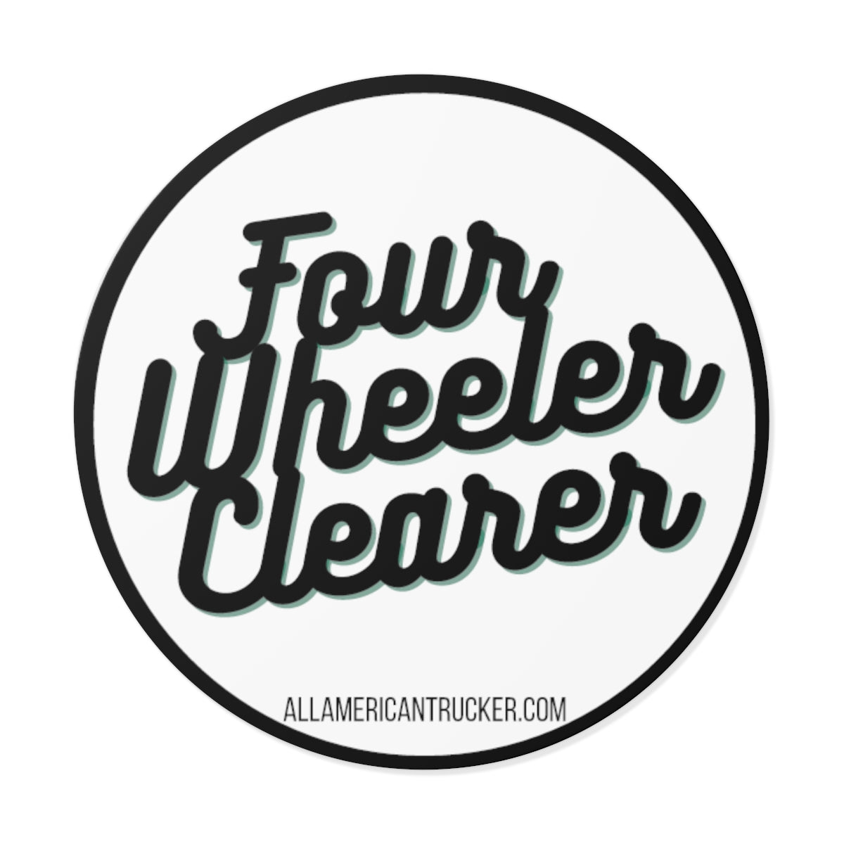 Four Wheeler Clearer Vinyl Decal