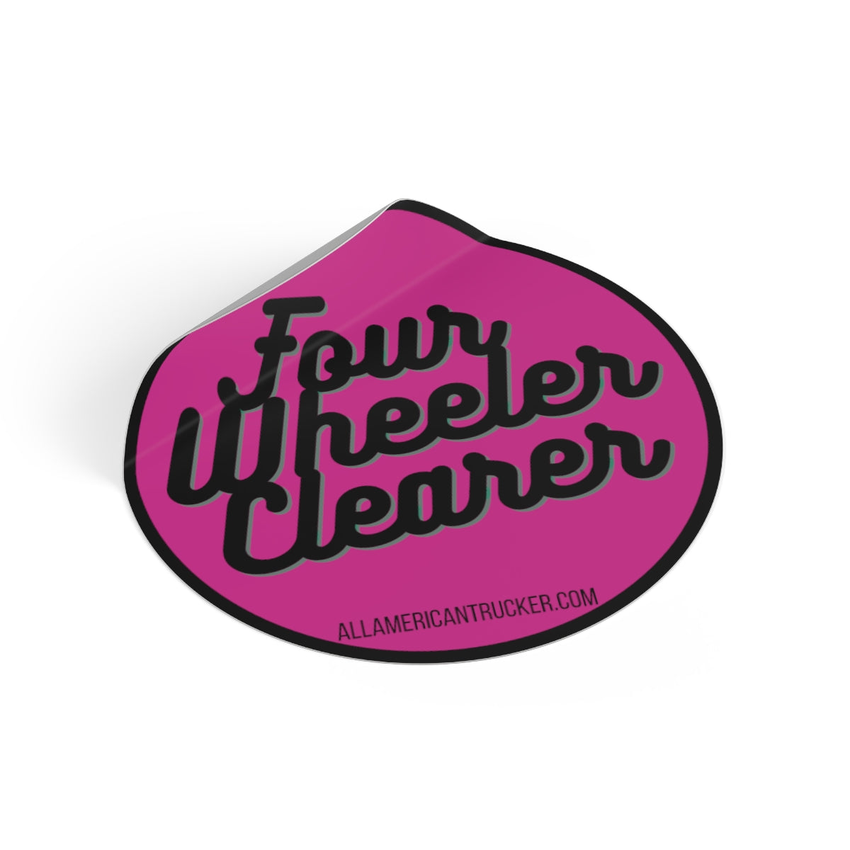 Four Wheeler Clearer Vinyl Decal