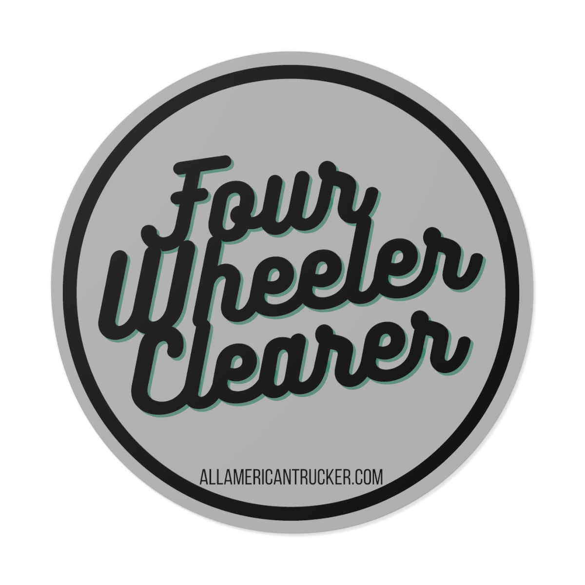 Four Wheeler Clearer Vinyl Decal