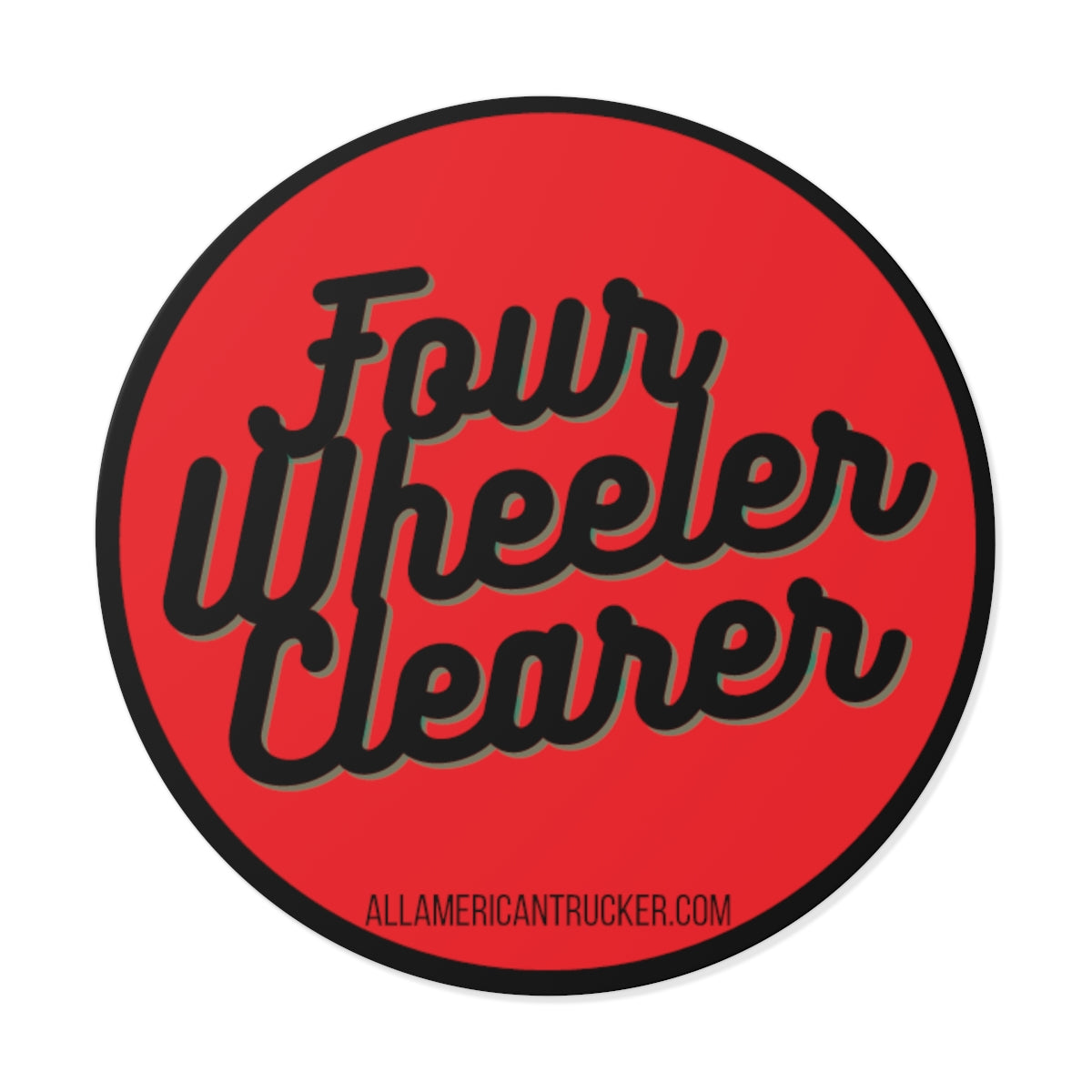 Four Wheeler Clearer Vinyl Decal