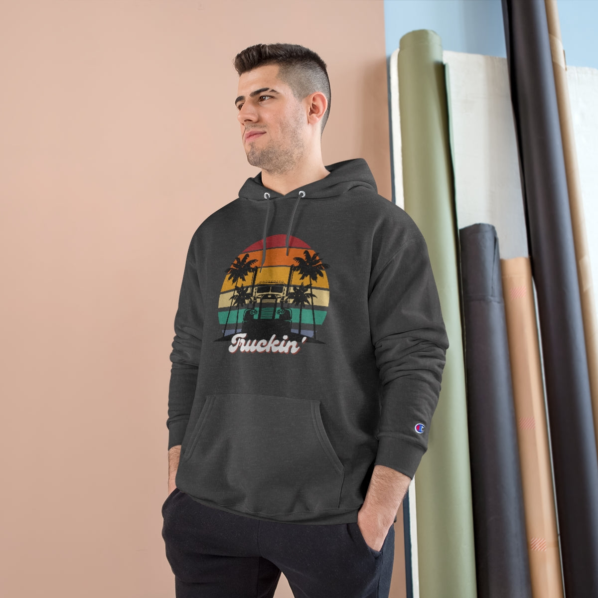 Tropical Truckin' Throwback Hoodie