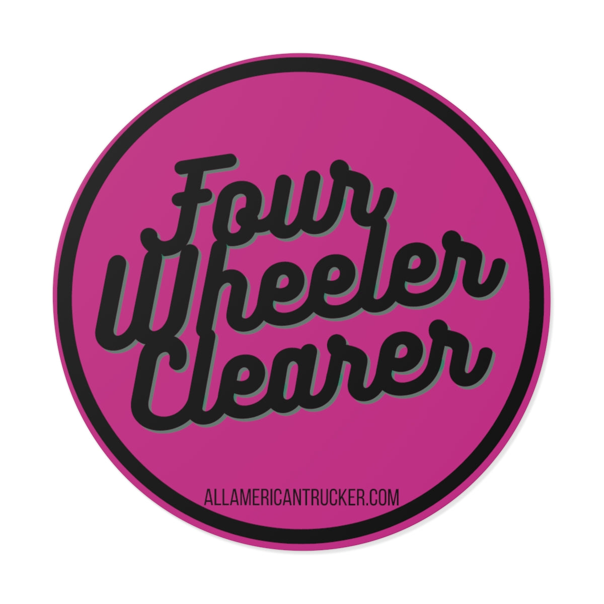 Four Wheeler Clearer Vinyl Decal